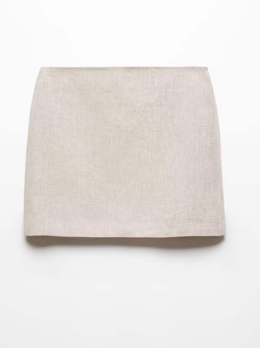 MANGO 100% LINEN MINI SKIRT